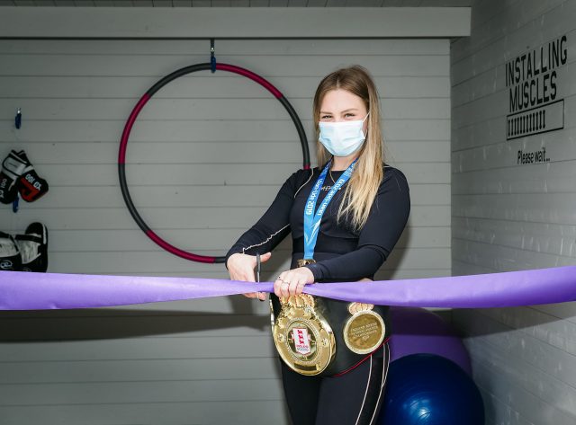 World boxing medallist Demie-Jade opens Bramley Court's expanded gym