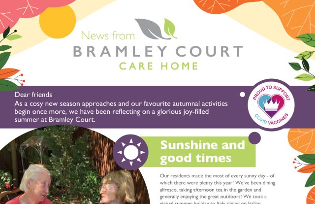 Bramley Court autumn newsletter